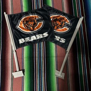 Chicago Bears window car Flags - Pair